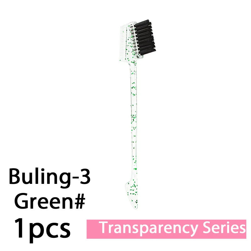 Escova Pente para Cabelo 3 em 1 1-10 Unidades Escova de Dupla Face Pente para Baby Hair & Escova para Sobrancelhas Escova de Alisamento Ferramenta para Cabelo