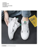 Primavera Outono Masculino Novo Estilo Tênis Vintage Moda Estudante Board Sapatos Casuais Sapatos de Cano Alto Sapatos de Fundo Grosso Respirável