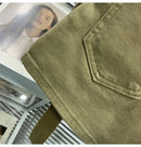 Shorts jeans de bolso grande para mulheres elásticas finas 2024 novas calças cargo curtas de cintura alta primavera/verão para meninas legais calças jeans quentes