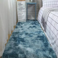 Tapete cinza para sala de estar Tapete de pelúcia Cama Quarto Chão Tapetes fofos Antiderrapantes Tapetes de decoração para casa Tapetes de veludo macio Cobertor de quarto infantil