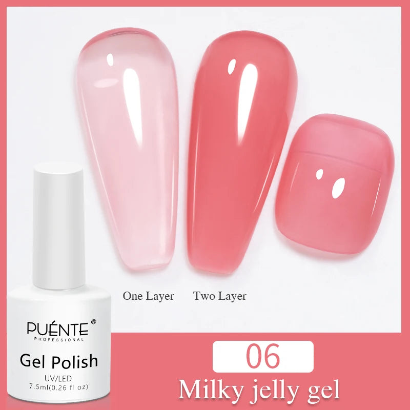 Esmalte em Gel Autonivelante 15ML Livre de Hema Gel Transparente Rígido Extensão de Unhas Modelagem 3D Cola para Strass Removedor de Verniz UV