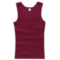 Venda imperdível de roupas masculinas de verão, camiseta básica elástica feminina, camiseta masculina sem mangas de algodão puro, camiseta fitness para musculação