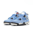 Nike Air Jordan 4 Basketball Shoes Men Shock-absorbent Anti-skid Special Edition Waterproof Mid-top Basketball Shoe Blue
