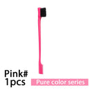 Escova Pente para Cabelo 3 em 1 1-10 Unidades Escova de Dupla Face Pente para Baby Hair & Escova para Sobrancelhas Escova de Alisamento Ferramenta para Cabelo