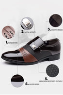 Oxford Sapatos Masculinos de Luxo Laca Sapato de Casamento Apontado Dedo Do Pé Sapatos de Vestido para Homens Clássicos Homens de Negócios Sapatos de Couro Tamanho Grande 38-48