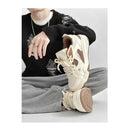 Sapatos masculinos casuais da moda NicheDesign Pão Plus Size Estudante Sistema de Fundo Grosso Sapatos Respirável Verão EVA Tênis