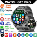 Para HUAWEI GT5 Pro GPS NFC Relógio Inteligente Masculino 360 * 360 Tela AMOLED Frequência cardíaca Bluetooth Chamada IP67 Homem à prova d'água Smartwatch 2024