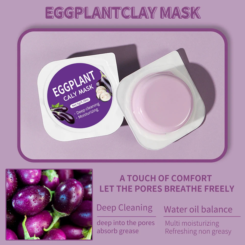 Máscara facial de argila rosa, adequada para cuidados faciais