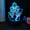 Homem-Aranha 3D Acrílico Luz Noturna USB Estéreo LED Lâmpada de Mesa Luz Fantasma Surpresa Presente de Aniversário LED Luz Usando USB e Bateria