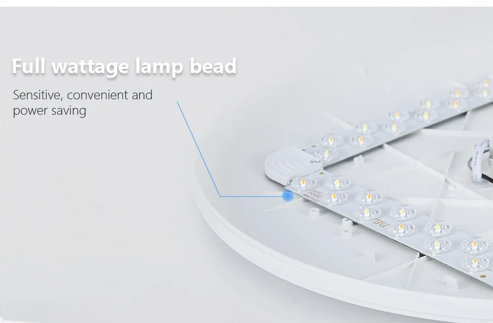 MARPOU Lâmpada de teto inteligente lâmpada led para luzes de teto de quarto com controle remoto Luzes led reguláveis para sala de estar