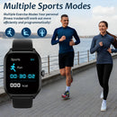 Para GTS Novo Relógio Inteligente Tela HD de 2,01 polegadas Alerta de Chamadas e Mensagens Bluetooth 100+ Modos de Esporte Smartwatch para Homens e Mulheres GPS NFC