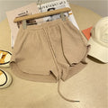 Rosa Malha Casual Trunks Mulheres Cintura Alta Perna Larga Emagrecimento Branco Cintura Elástica Corrida Fitness Leggings