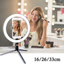 Luz de Anel LED de 10 Polegadas para Fotografia, Iluminação para Selfie com Suporte para Celular para Tiktok, Youtube, Vídeo de Maquiagem, Estúdio de Transmissão ao Vivo.
