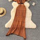 SINGREINY Verão Suave Ternos de Tricô Mulheres Botão Design Manga Curta O Pescoço Tops + Bodycon Saia Gancho Flor Oco 2pcs Set