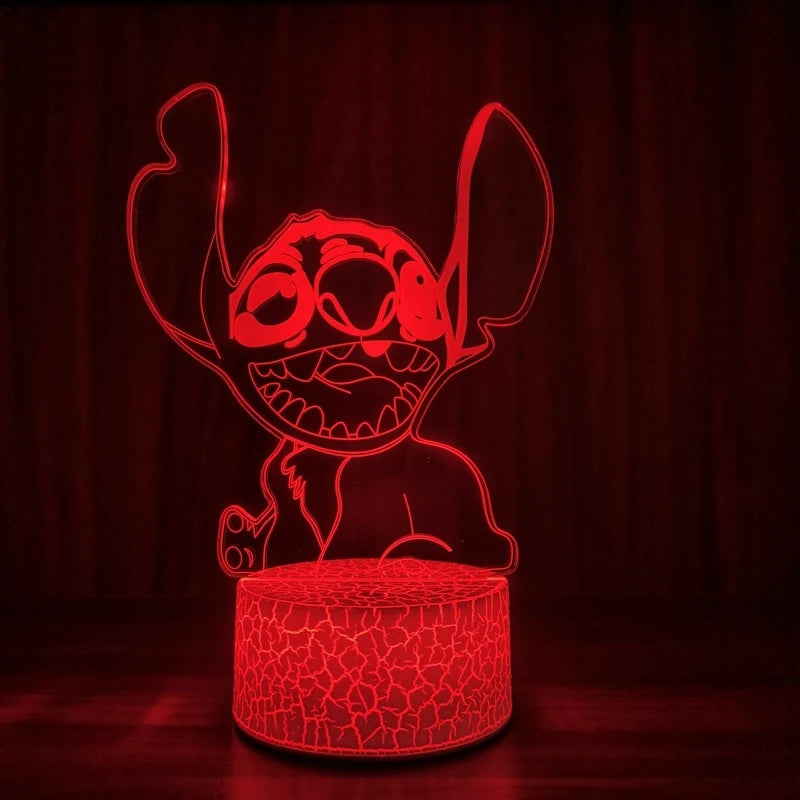 Luz noturna de ponto de ilusão 3D com controle remoto e lâmpada de decoração de quarto de toque inteligente Aniversário Dia dos Namorados Presentes de Natal