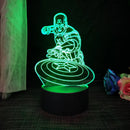 Homem-Aranha 3D Acrílico Luz Noturna USB Estéreo LED Lâmpada de Mesa Luz Fantasma Surpresa Presente de Aniversário LED Luz Usando USB e Bateria
