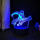 Homem-Aranha 3D Acrílico Luz Noturna USB Estéreo LED Lâmpada de Mesa Luz Fantasma Surpresa Presente de Aniversário LED Luz Usando USB e Bateria
