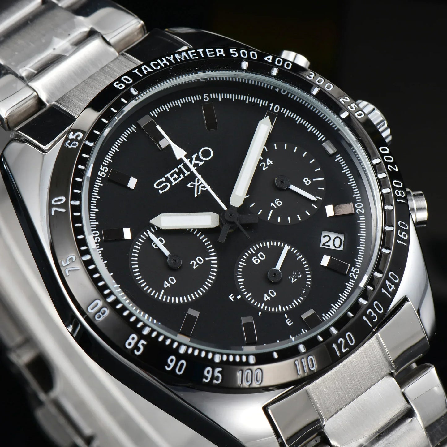 Seiko Marca de Luxo Moda Negócios Esportes Casuais Multifuncional Cronógrafo Venda Quente Mens Relógio de Pulso de Quartzo Não Mecânico