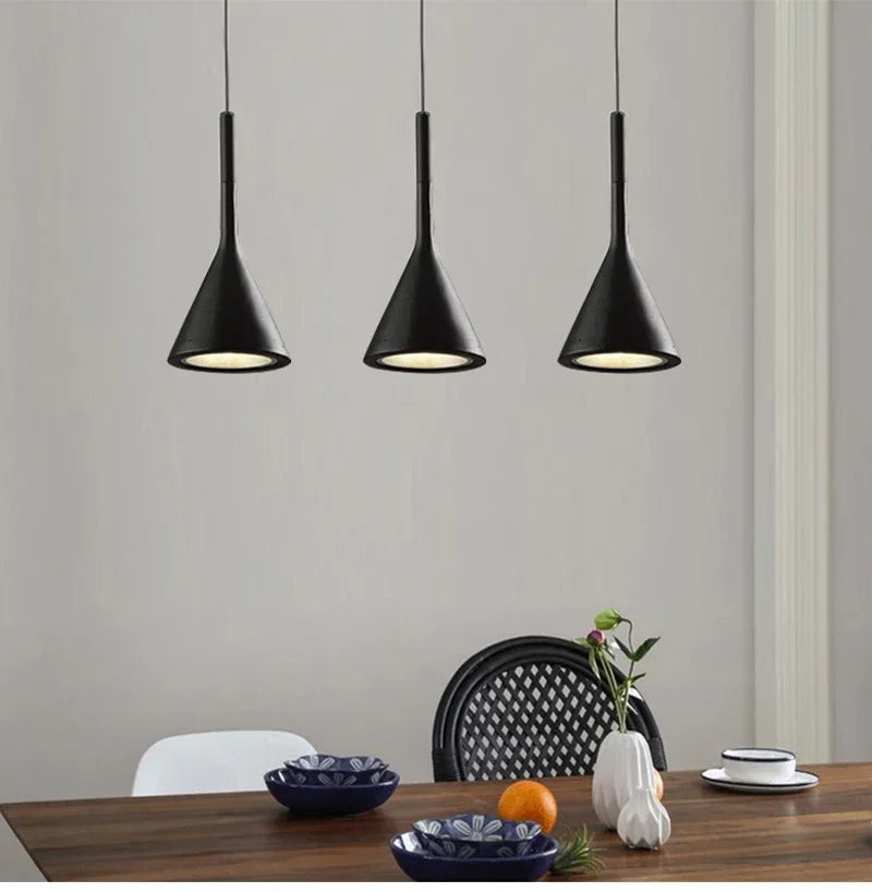 Luzes pendentes led modernas luz branca E27 para luminárias de cozinha Mesa de quarto Sala de jantar Abajur pendurado Lustre doméstico