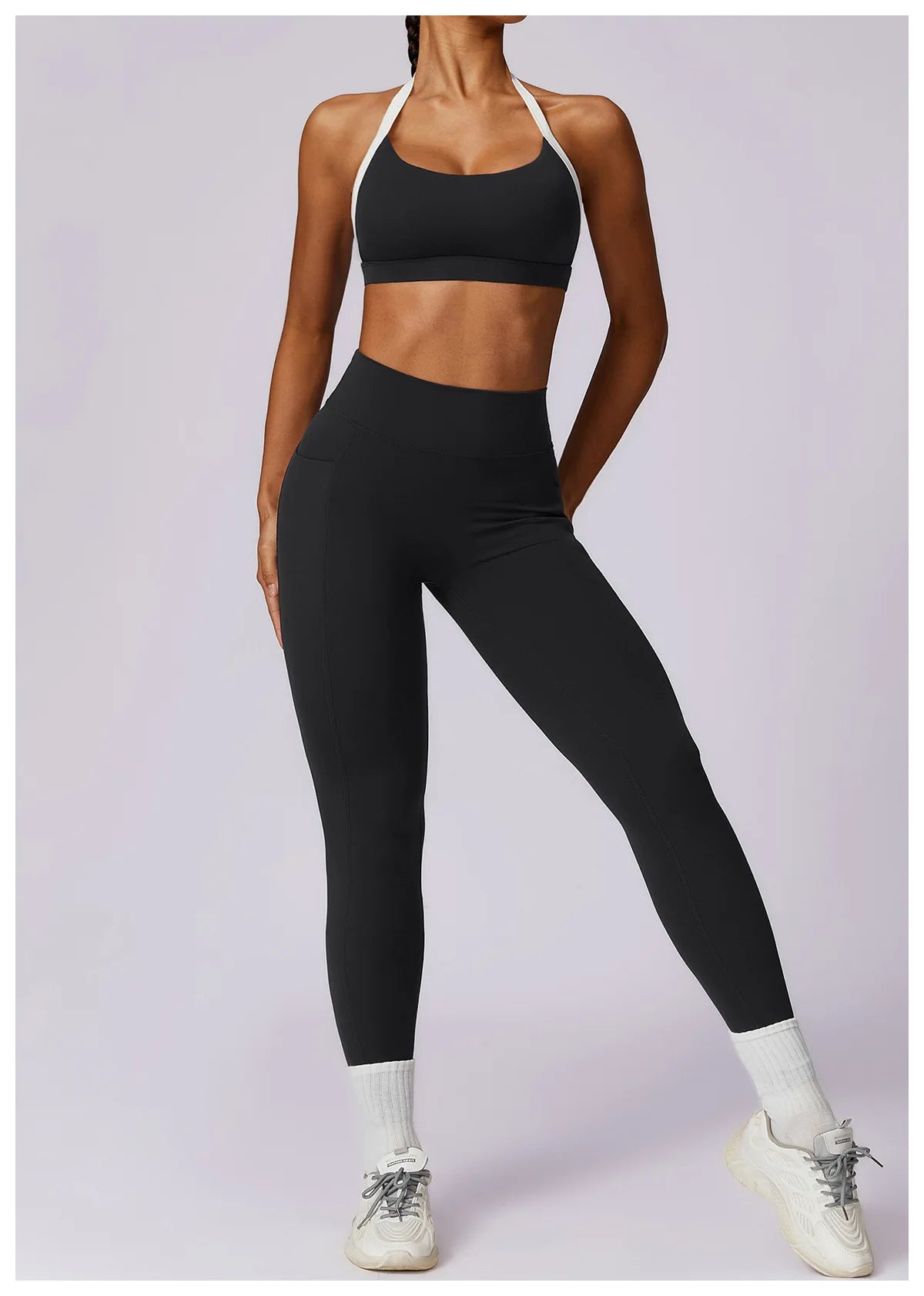 2 Pcs Conjunto de Ginástica Mulheres Treino Sem Encosto Yoga Terno Mulheres Secagem Rápida Legging Fitness Sutiã Camisa de Manga Curta Terno Esportivo Feminino