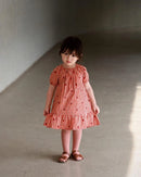 2024 Verão Floess Roupas Infantis Bebê Meninas Vestido de Algodão Xadrez Morango Manga Curta Camisetas Shorts Ternos Roupas Infantis