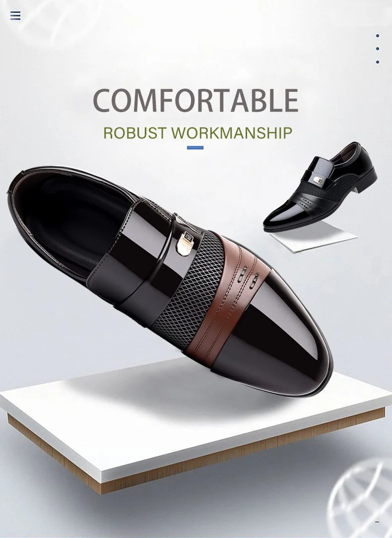 Oxford Sapatos Masculinos de Luxo Laca Sapato de Casamento Apontado Dedo Do Pé Sapatos de Vestido para Homens Clássicos Homens de Negócios Sapatos de Couro Tamanho Grande 38-48