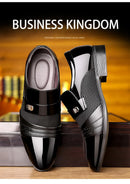 Oxford Sapatos Masculinos de Luxo Laca Sapato de Casamento Apontado Dedo Do Pé Sapatos de Vestido para Homens Clássicos Homens de Negócios Sapatos de Couro Tamanho Grande 38-48