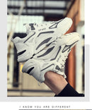 Homens Verão Malha Respirável Esportes Tênis de Corrida Na Moda Versátil Casual Anti-Odor Sapatos de Velho Sapatos da Moda Tênis Casuais