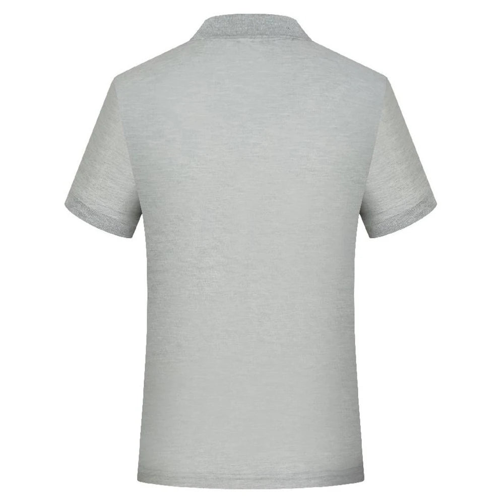 Camiseta Polo Masculina de Manga Curta Em Branco Branco Camisas de Colarinho Preto Camiseta Casual Roupas de Verão Para Homens Camisetas Polos Pour Hommes