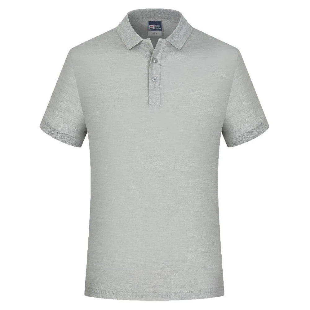 Camiseta Polo Masculina de Manga Curta Em Branco Branco Camisas de Colarinho Preto Camiseta Casual Roupas de Verão Para Homens Camisetas Polos Pour Hommes