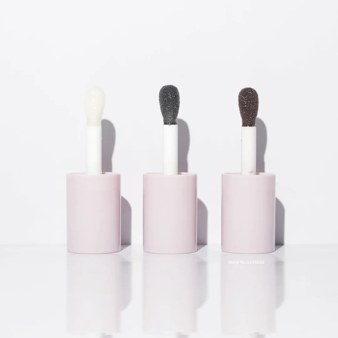 Óleo Labial Hidratante de Cristal Transparente, Gloss Labial Volumizado