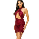 Mini Sexy Bodycon Vestido de Verão Mulheres 2024 Aniversário Estiramento Lantejoulas Vestidos de Festa Roupas Femininas Vestidos Para Mujer Robe Femme