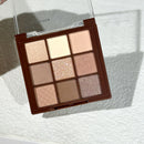 Paleta de Sombras Chocolate Marrom Terra Quente - 9 Tons Matte Laranja Marrom Pérola Glitter Iluminador de Longa Duração