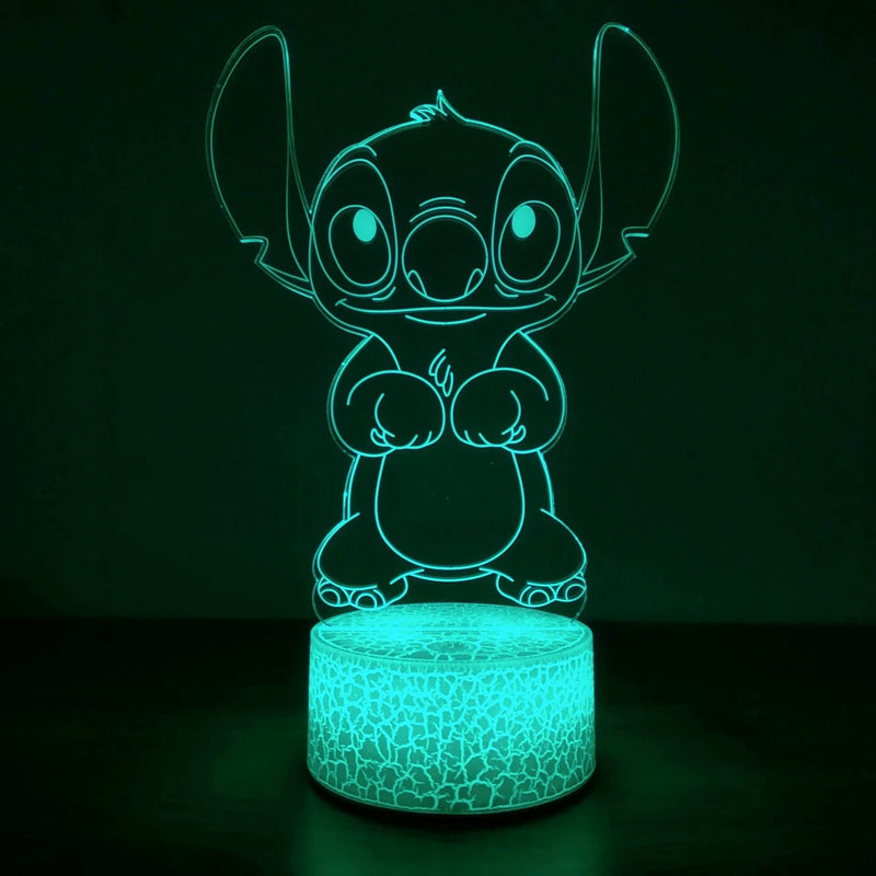 Luz noturna de ponto de ilusão 3D com controle remoto e lâmpada de decoração de quarto de toque inteligente Aniversário Dia dos Namorados Presentes de Natal