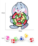 Jogos Educativos Dart Board Baby Toy Stickey Ball Dart Indoor Sports Child Montessori Games para crianças de 3 a 7 anos