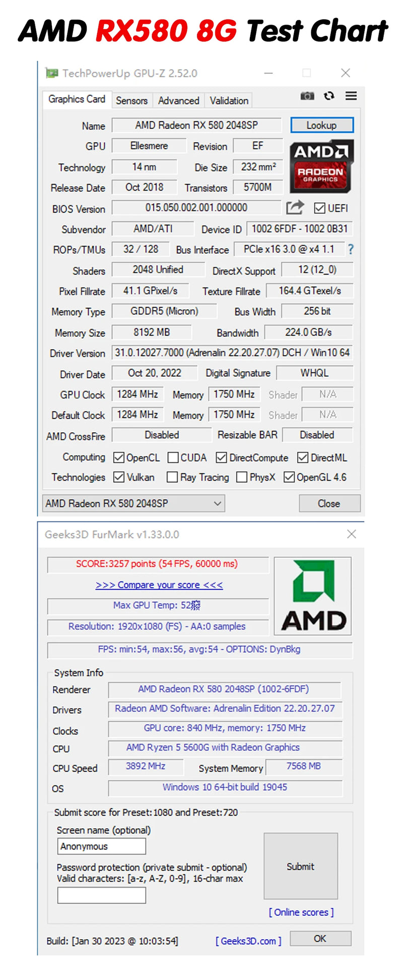 Brasil em Estoque Placa de Vídeo MLLSE AMD Radeon RX 580 8GB GDDR5 256-bit 2048SP PCIe 3.0 x16 para Desktops Placa de Video para Jogos