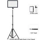 Luz de Videoconferência LED para Fotografia, Luz de Preenchimento Dimmable para Estúdio de Fotografia, Lâmpada de Preenchimento para Transmissão ao Vivo no Tiktok e Youtube