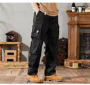 2024 Novas Calças Cargo Masculinas Soltas de Perna Reta Multi-Bolso Calças de Trabalho Vintage Calças Casuais Versáteis Modernas Primavera Outono