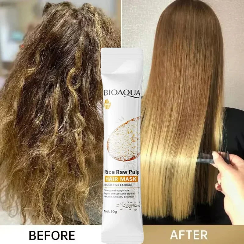Máscara de Cabelo Mágica Profissional 5 Segundos Care Suave Natural Reparação Previne Ressecamento, Pontas Duplas, Danos e Frizz 2025