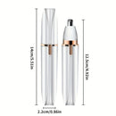 Depilador Elétrico 4 em 1 Lâmina para Remoção de Pêlos Corpo Inteiro Depilador Facial Aparador de Sobrancelhas Nariz Linha do Biquíni Depilador Indolor