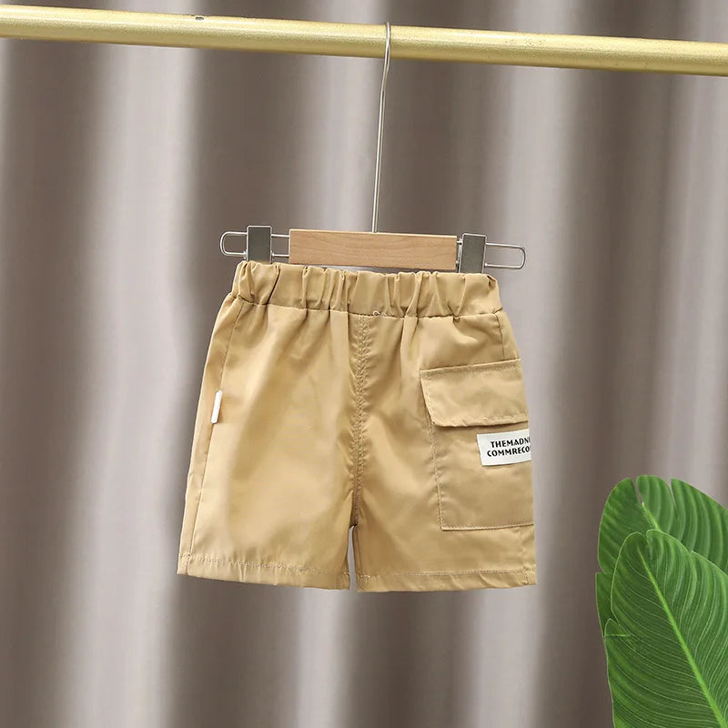 Crianças Roupas mãe Crianças Roupas Crianças Conjuntos Meninos T-shirt Shorts Verão Algodão Manga Curta moda Suit2PCS