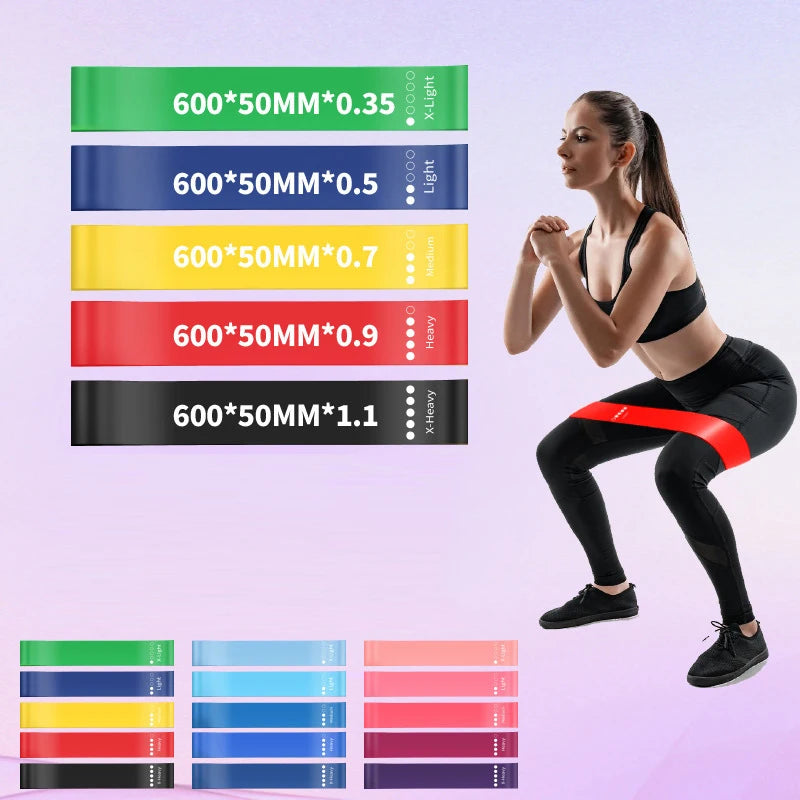 Elástico de Fitness, Banda de Resistência, Exercício de Yoga, Treinamento na Academia, Esportes, Anel de Fitness, Crossfit, Bandas de Resistência