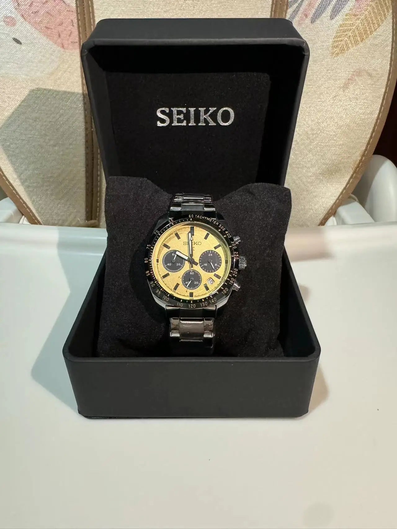 Seiko Marca de Luxo Moda Negócios Esportes Casuais Multifuncional Cronógrafo Venda Quente Mens Relógio de Pulso de Quartzo Não Mecânico