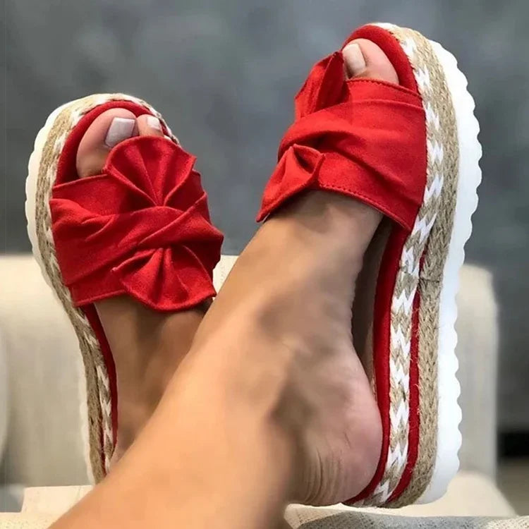 Sandálias Mulheres Sandálias de Salto com Cunhas Sapatos para Mulheres Sandálias de Plataforma Chinelos de Verão Sandalias Mujer Sapatos Elegantes de Verão