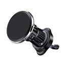 Suporte para celular magnético de sucção para carro, em liga de alumínio, com ímã forte, ajustável para ventilação de ar do carro.