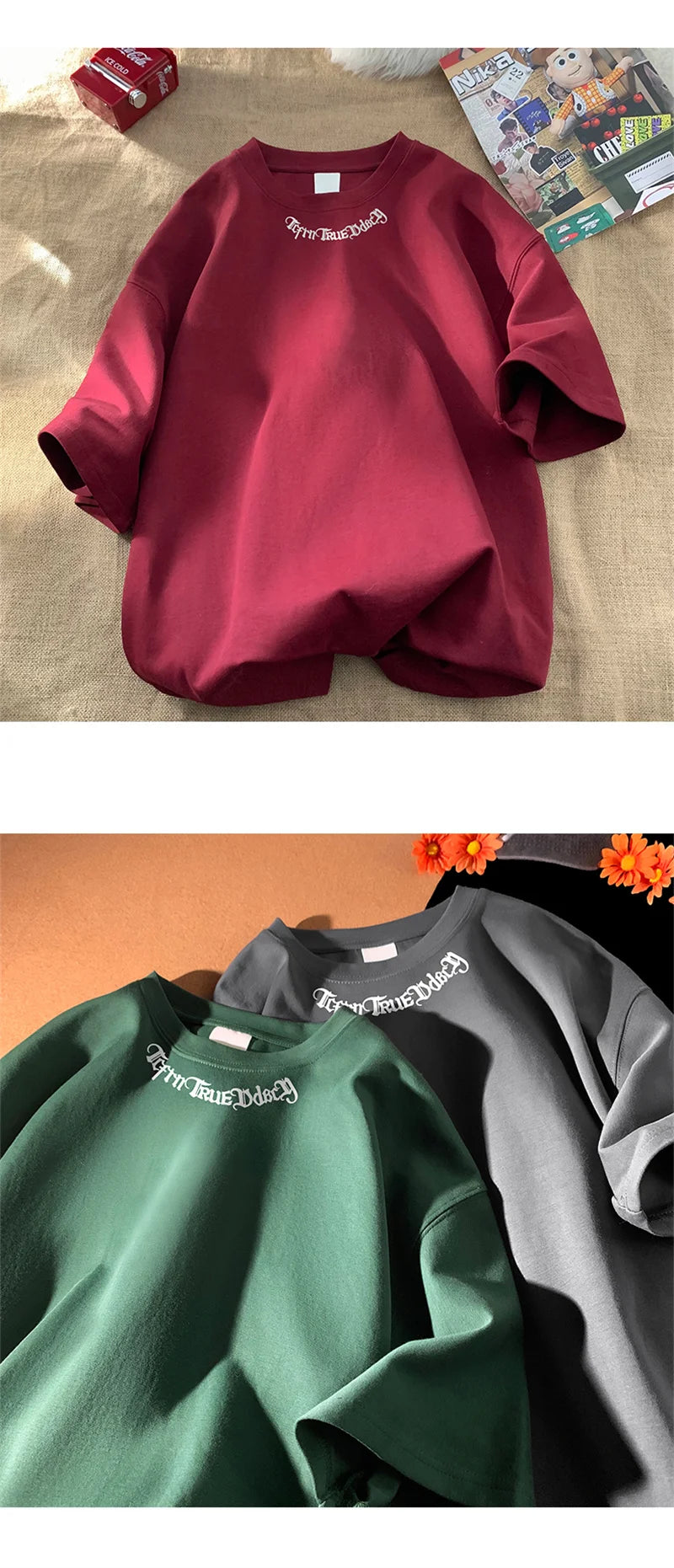 Camisetas grandes masculinas, camiseta branca de algodão 5XL para homens, casual, verão, moda, estampa de letras, gola, camisetas, roupas masculinas