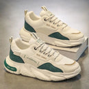 Sapatos masculinos novos tênis masculinos respiráveis de malha de verão quente sapatos casuais com sola grossa marca de orgasmo