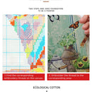 Bird Girl Pré-Impresso Cross Stitch Kit Completo DIY Bordado DMC Fios Artesanato Tricô Hobby Pacote Mágico Jóias