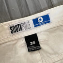 Moda americana 2025 Southpole New Y2k Branco Homens Estampado Jeans Gótico Retro Calças Soltas Calças Largas Casuais de Rua Calça Jeans Casal