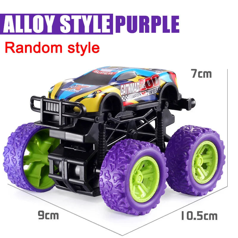 Puxe para trás o carro de brinquedo Rotação inercial do carro Veículo off-road com tração nas quatro rodas SUV Racing Power Car Toy CarGift para crianças